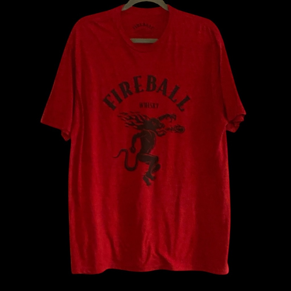 Fireball Whiskey Men's T Shirt XL EUC
